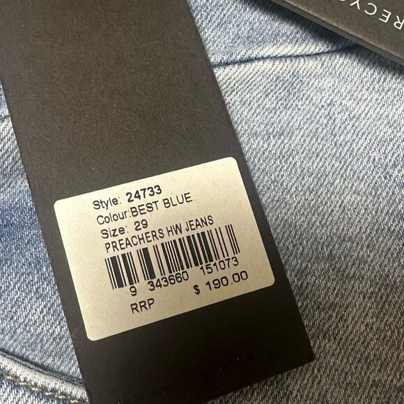 One Teaspoon High Waist Preachers Best Blue Jeans NEW - Picture 4 of 8